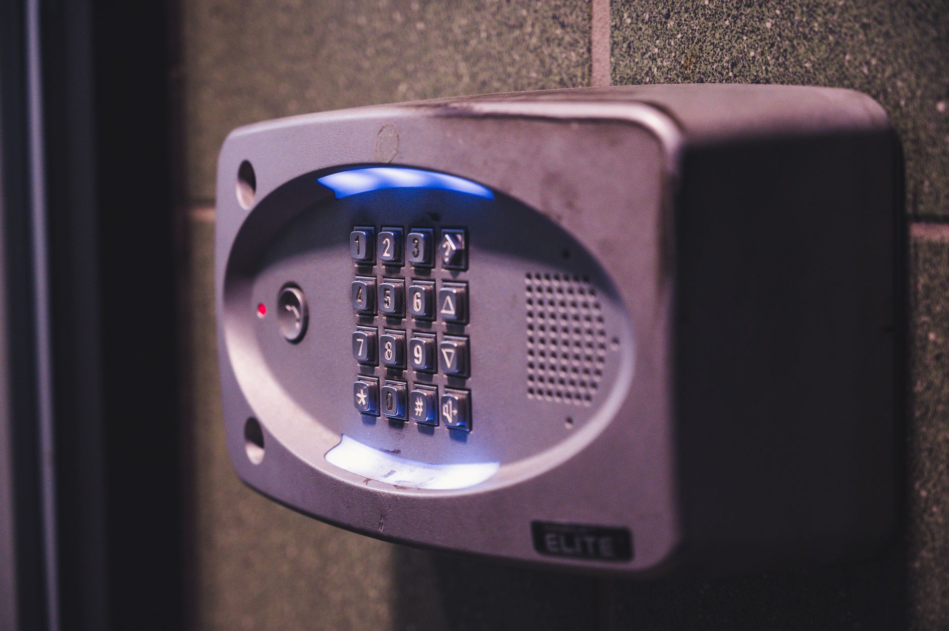 smart video doorbell close up